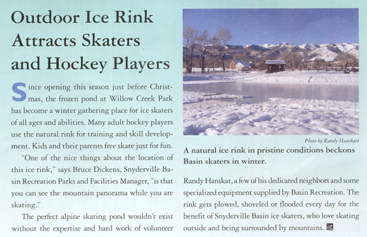 Willow Creek Ice Rink attracts skaters and hockey players